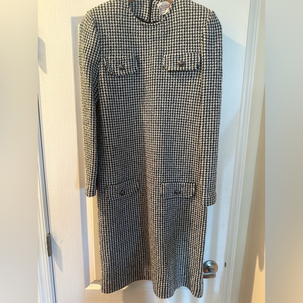Vintage 60s Jackie O Dress - Castleberry Size 8